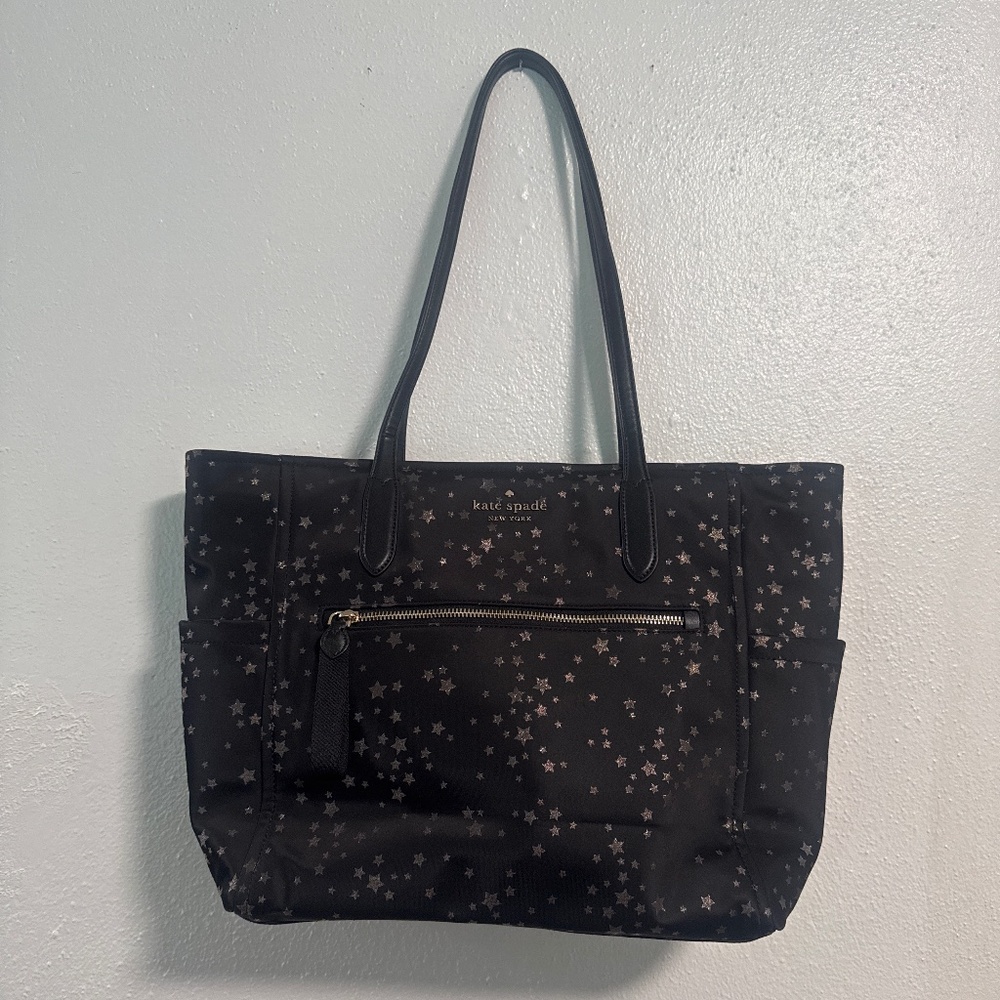 Kate Spade Stars Tote with trolley sleeve